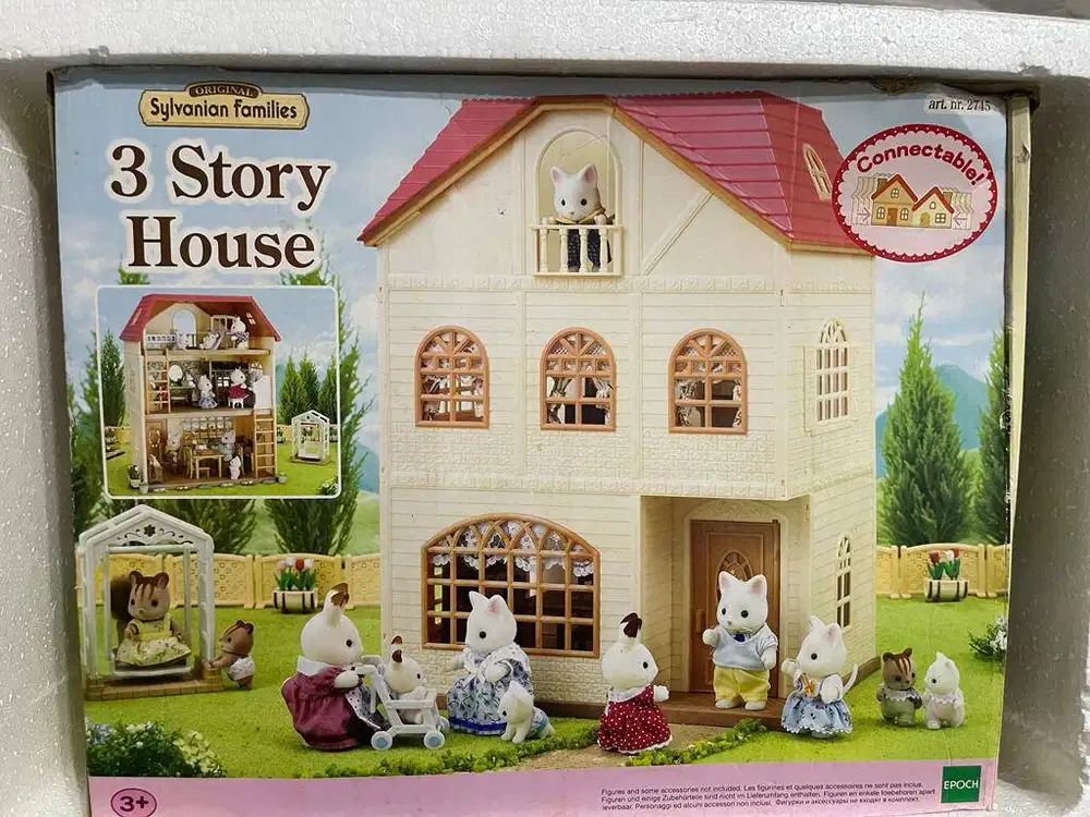 Sylvanian families best sale 3 storey house