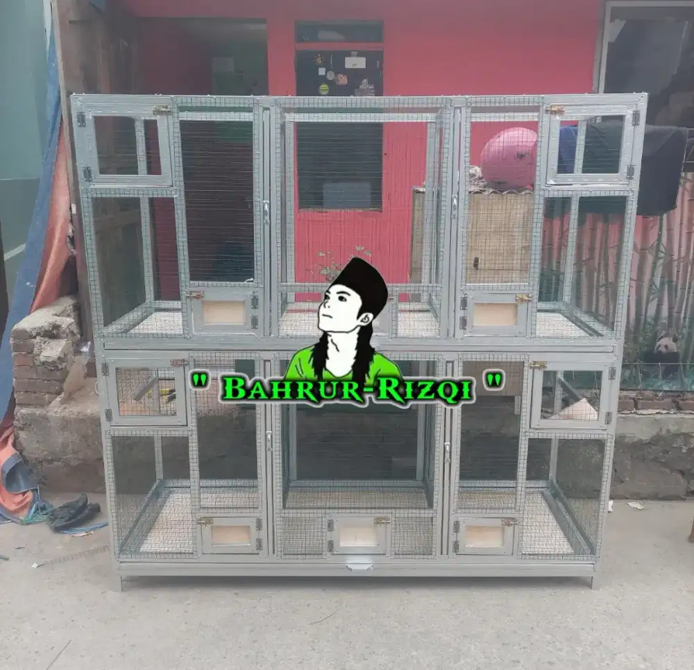 Kandang ternak burung murai poligami