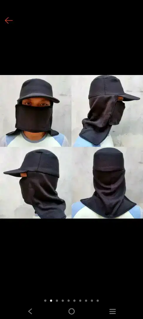 Topi pancing bebas panas