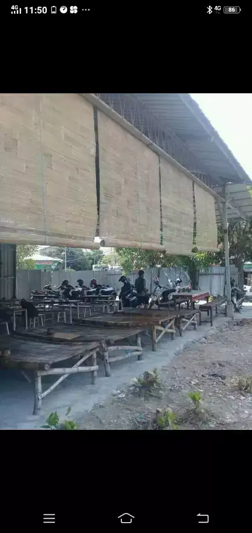 Jual Tirai bambu
