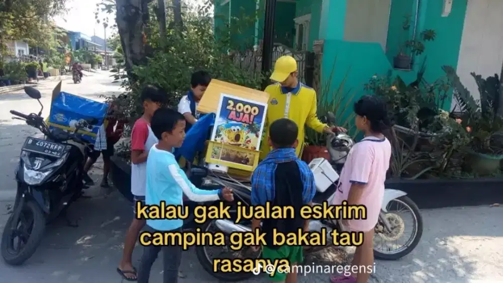 Keliling jualan sepeda