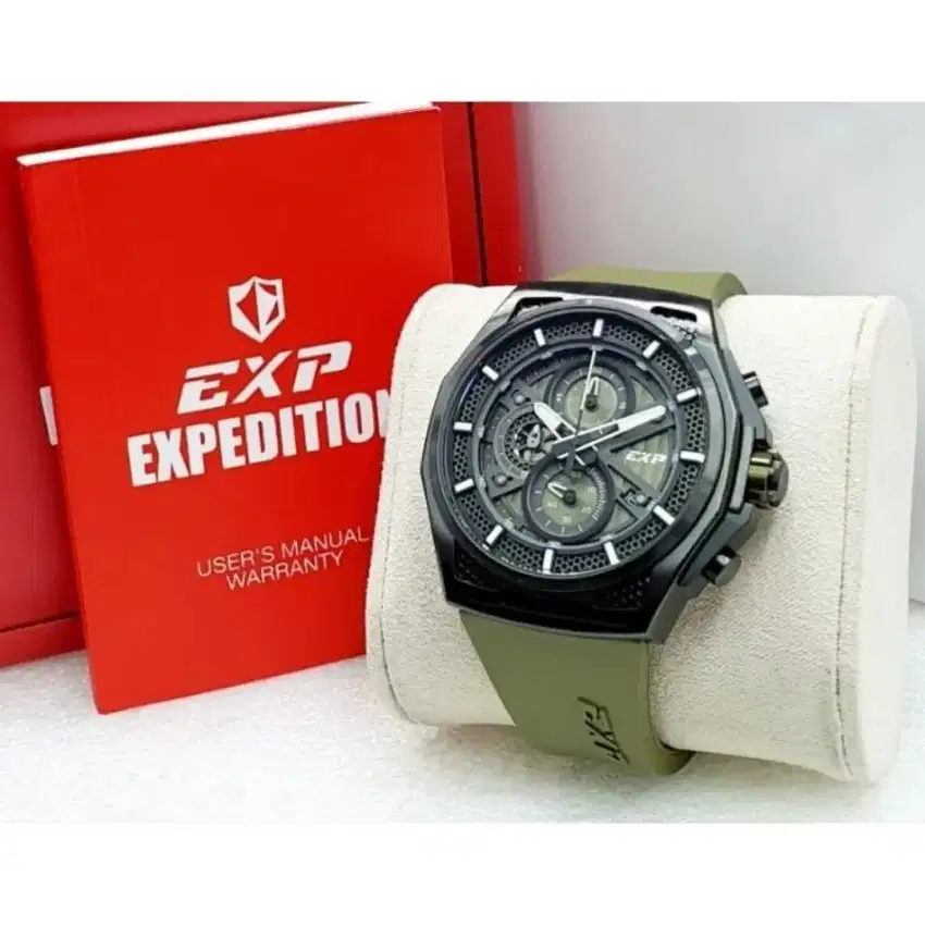 Jam tangan Pria expedition original exp 6842 gren