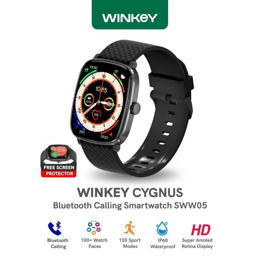 Smartwatch WINKEY Cygnus with Amoled Display & Bluetooth Call SWW05