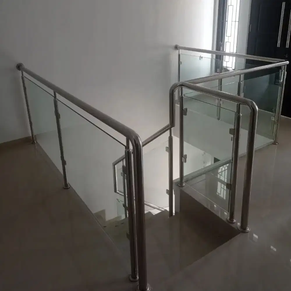 Railing kaca reling balkon stanlis & kanopi alderon solartuf solarflat