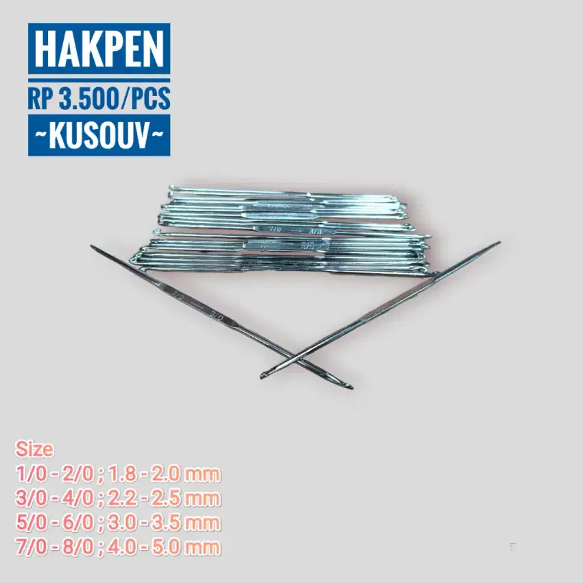 Hakpen/Jarum Rajut/Crochet Hooks