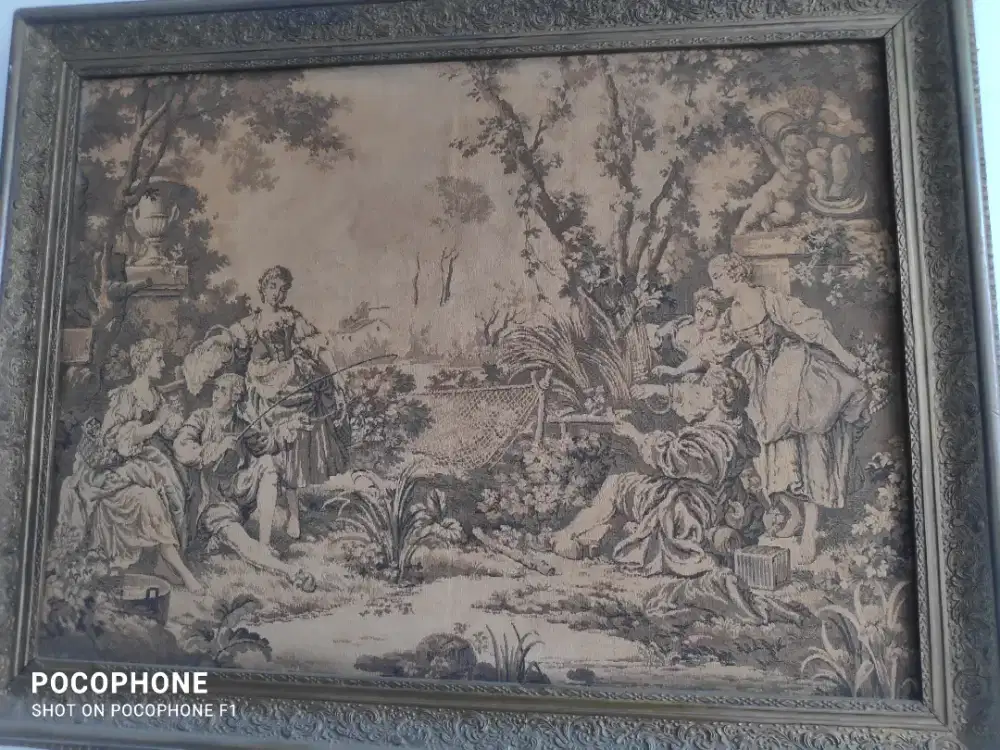 Dijual lukisan kanvas antik