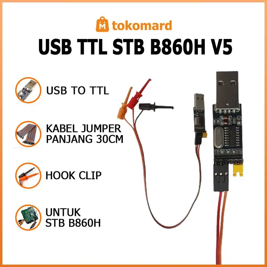 USB TTL Khusus STB B860H V5 / Alat Khusus Flash STB Paket Lengkap