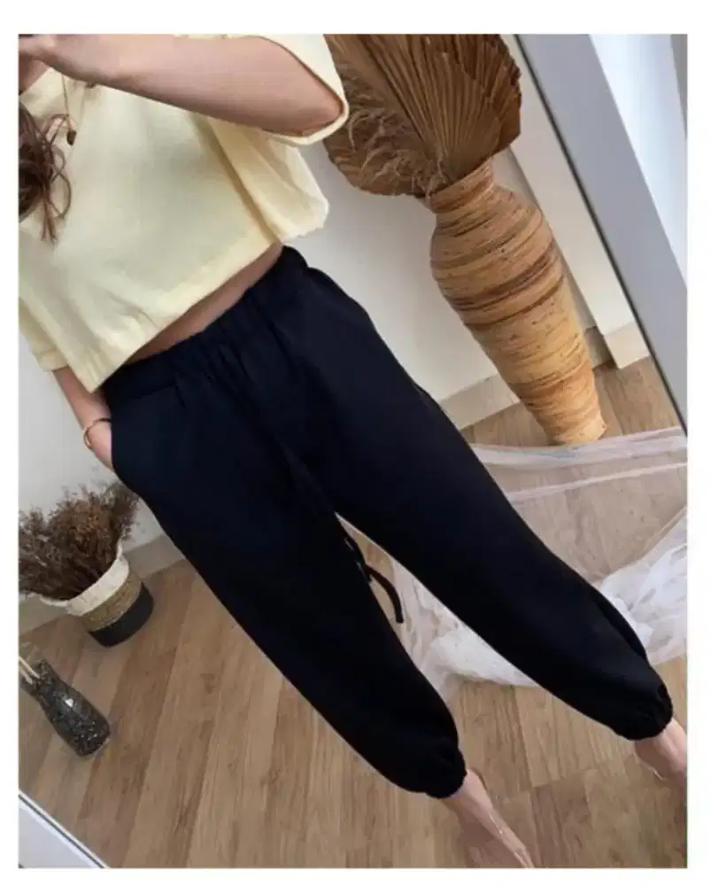 Celana Jogger Scuba Wanita