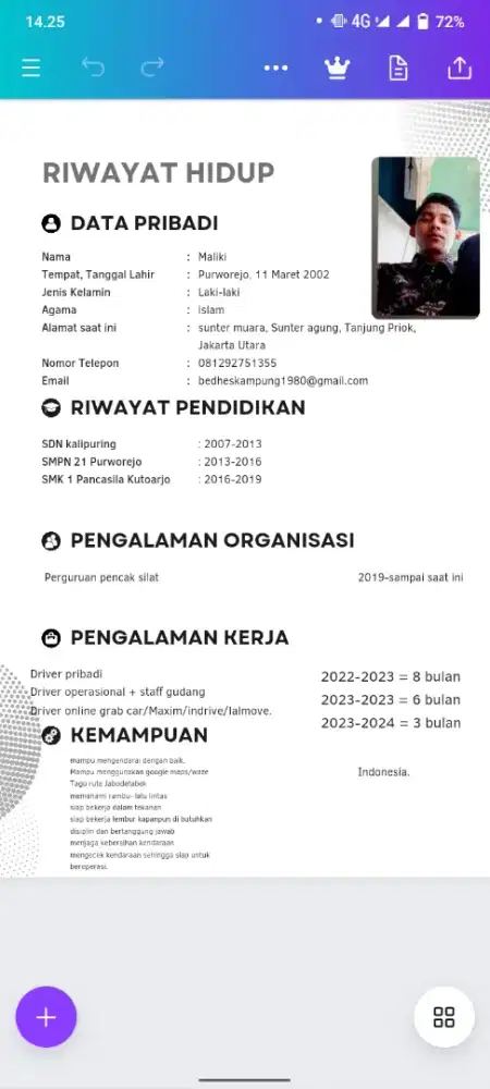 Cari lowongan pekerjaan