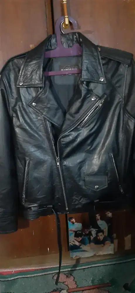 JAKET RAMONES ( kulit domba )