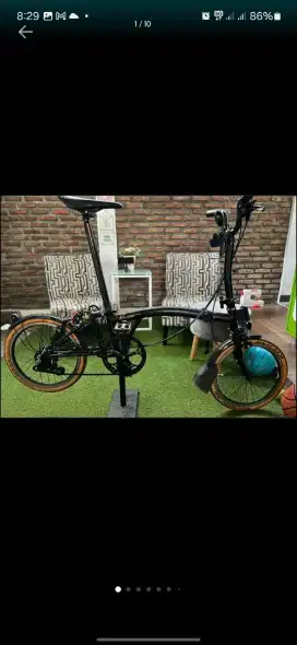 Jual sepeda brompton 2019 BE plus asesoris m6L