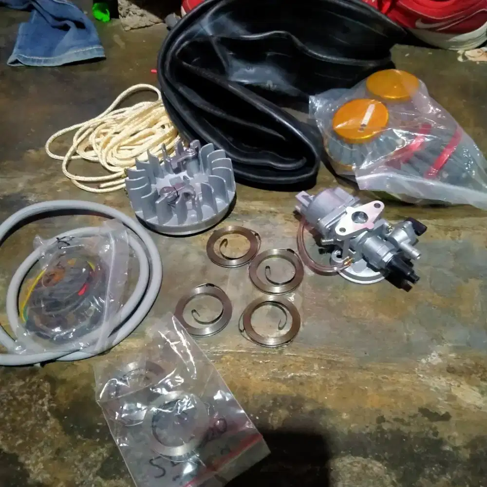 Alat alat sparepart mini trail