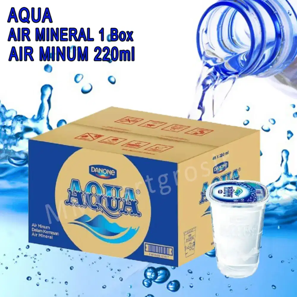 KEMASAN AQUA 220ML ( 48 CUP )