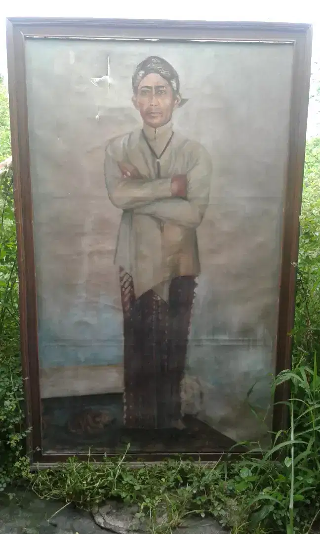 lukisan tokoh sejarah sosrokartono ori nego cod rungkut