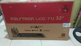 Polytron smart tv digital 32 inch baru