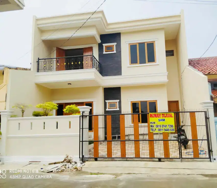 Rumah baru lux Rawamangun  strategis,bebas banjir,kemanan 24jam,