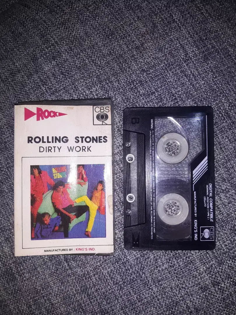 Kaset lagu ROLLING STONES-Album DIRTY WORK