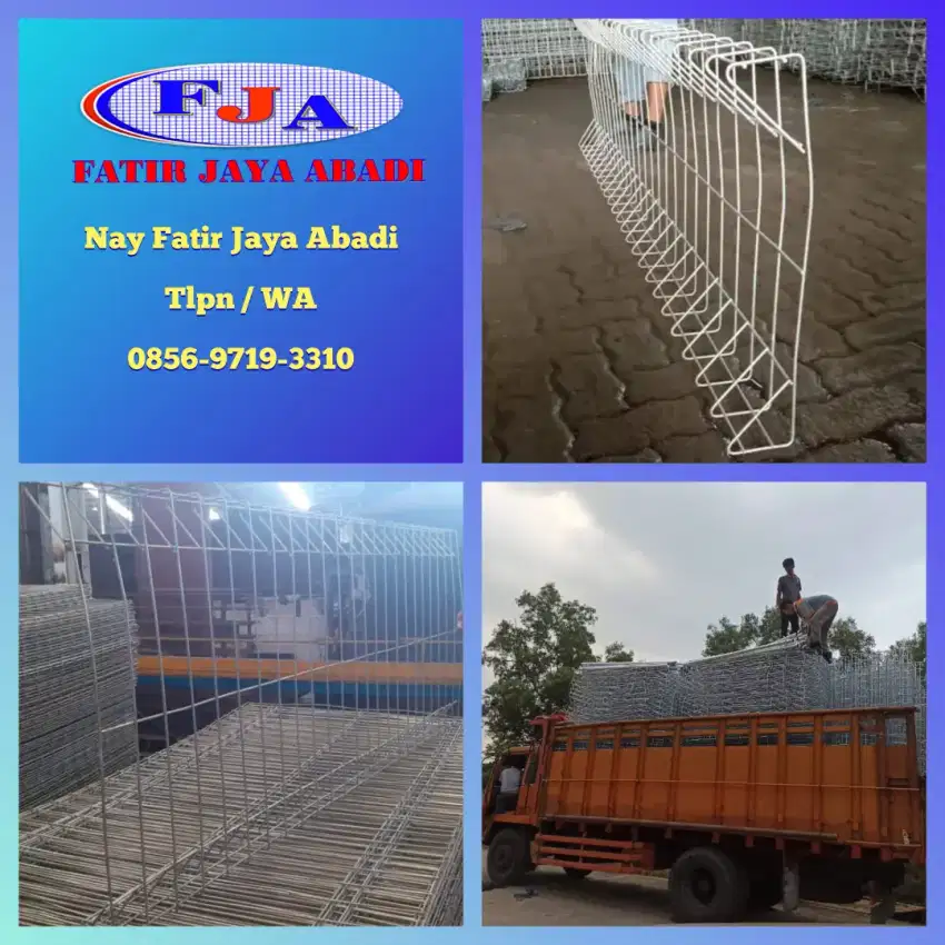 Pagar BRC T.60 x L.240 x Dia 5 mm Hot Dip Galvanized