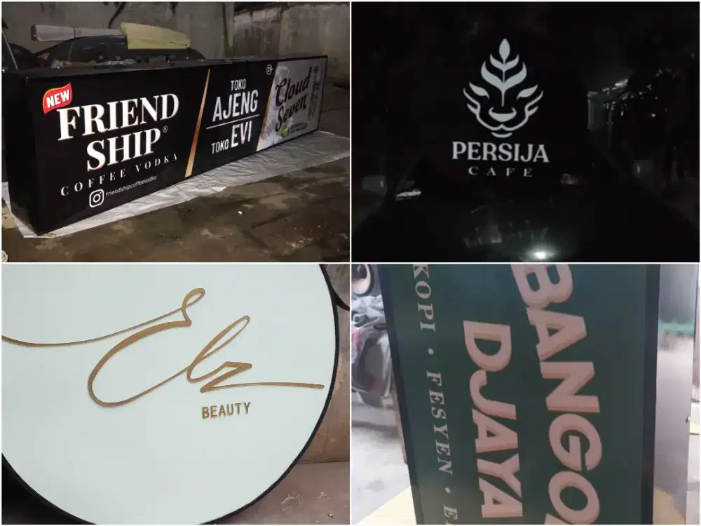 Reklame *neon box -huruf timbul promo bigday