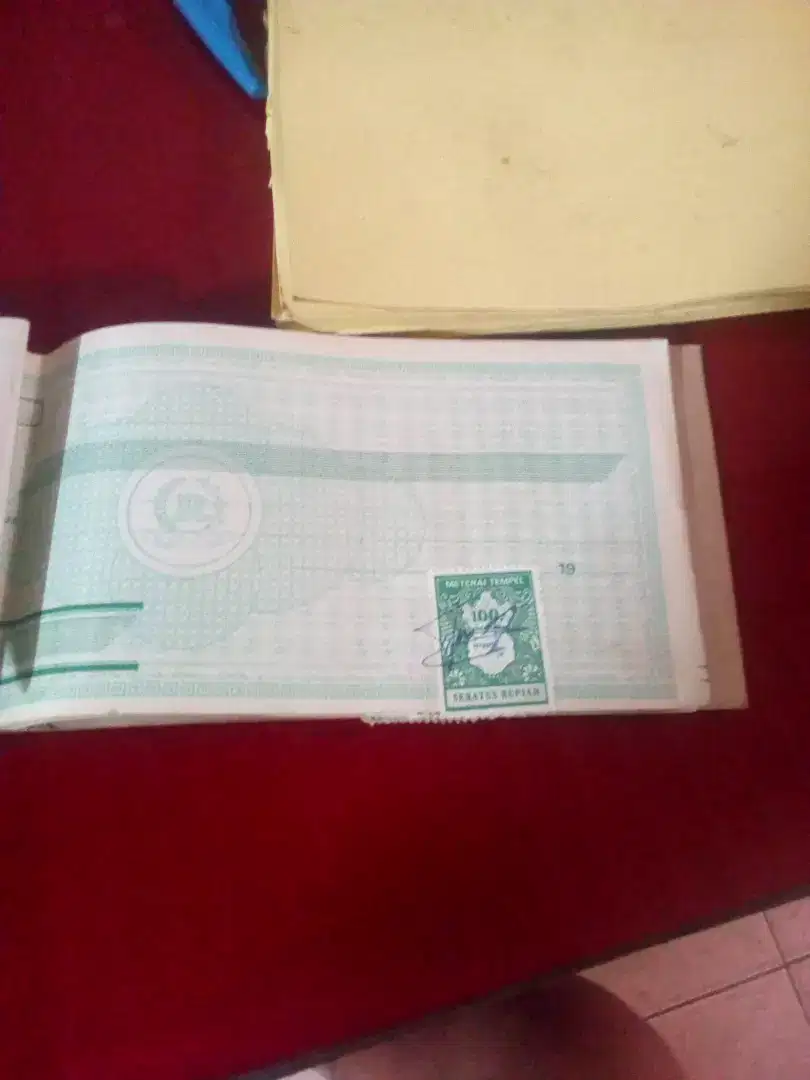 Kwitansi kosongan matrei rp 100