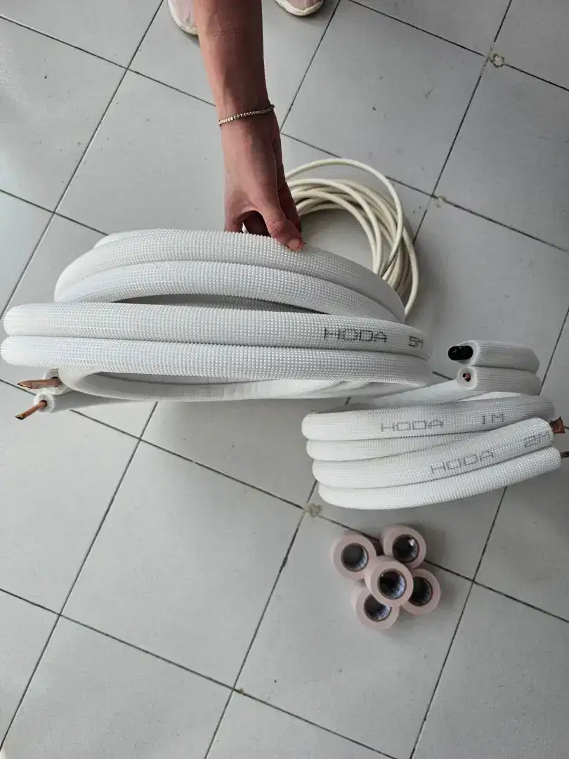 Kabel dan Pipa AC HODA baru 1pk 2pk