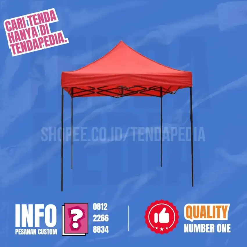 Tenda lipat 2x2m readystok