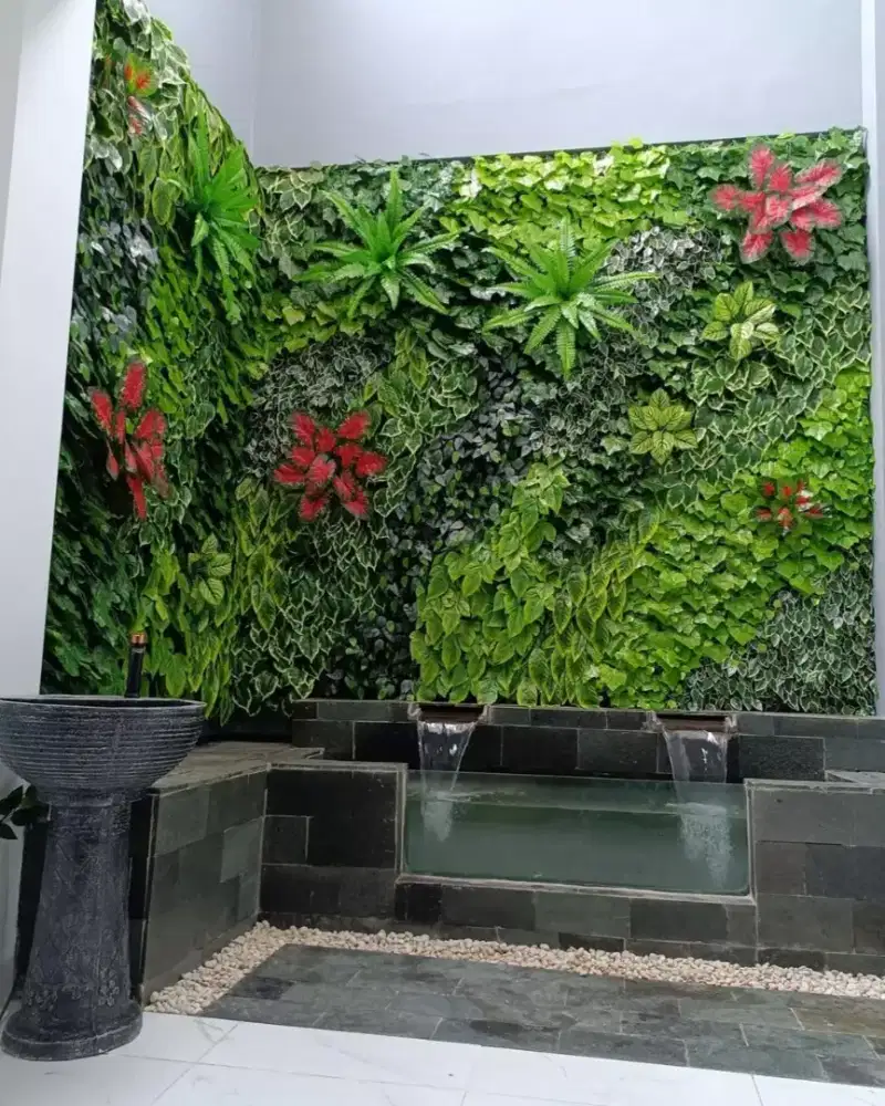 Vertikal garden dan vertikal sintetis