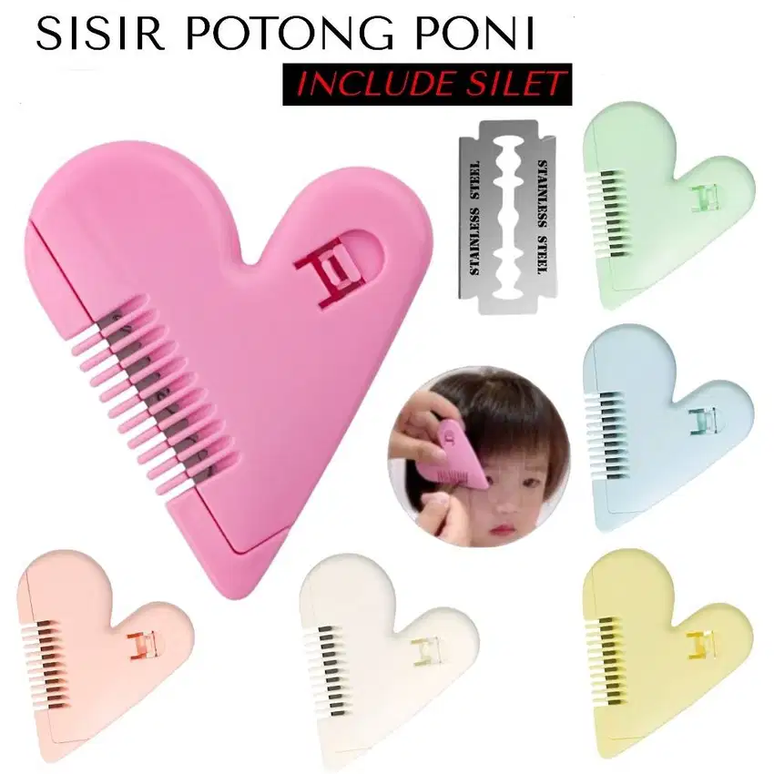 Sisir Potong Poni Sisir Rambut Sisir Sasak Rambut Sisir Gunting Rambut