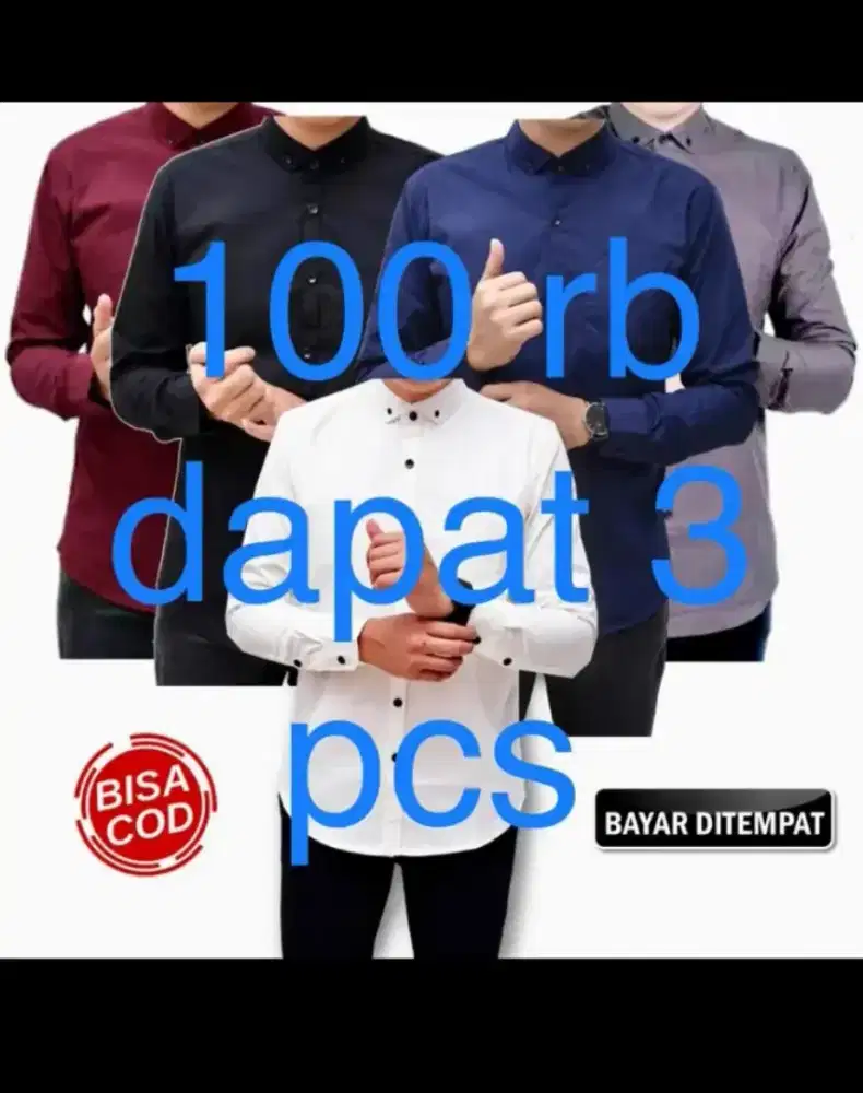 Paket kemeja panjang