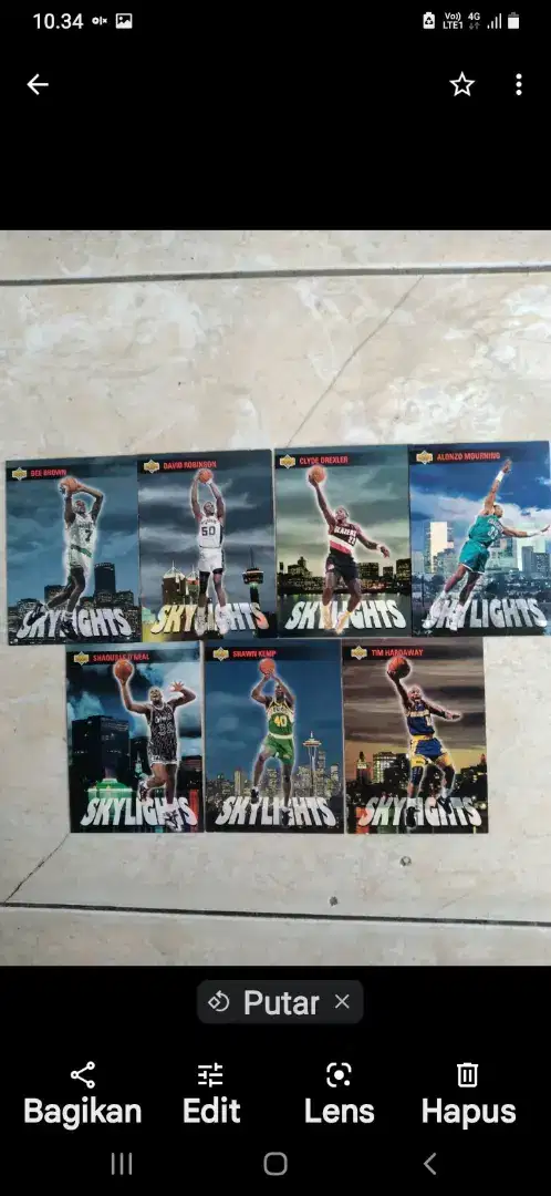 Dijual kartu basket