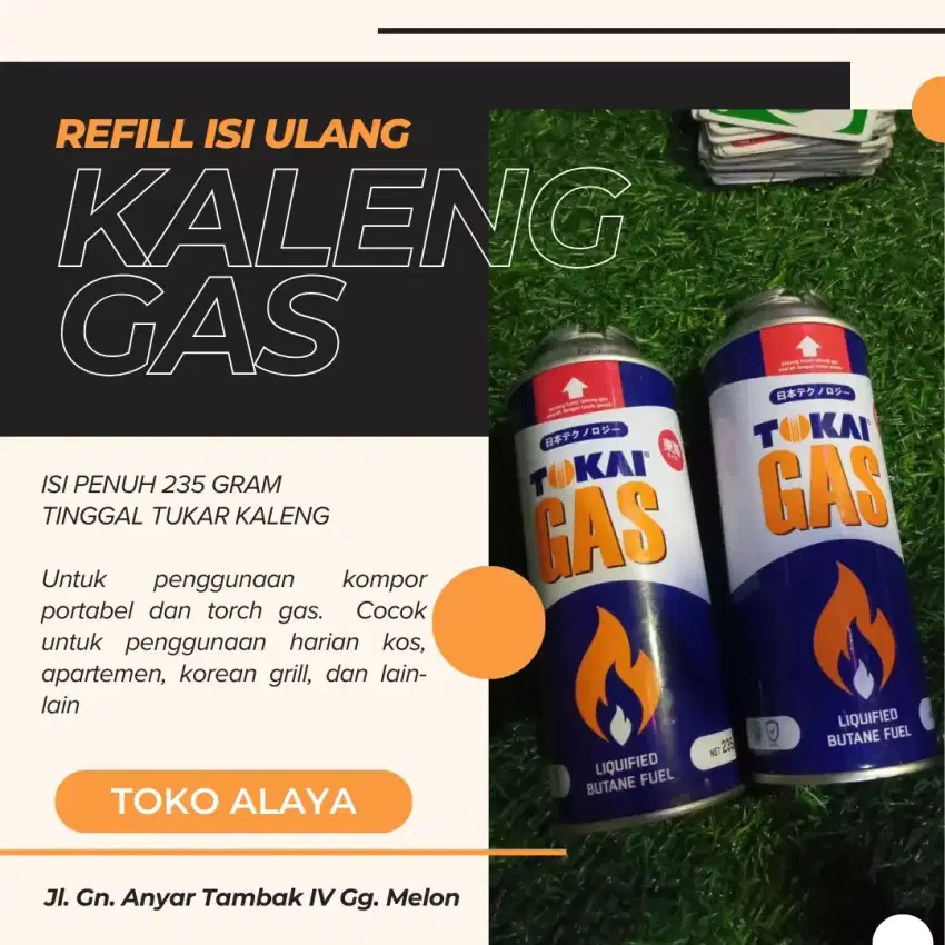 Gas tabung Refill