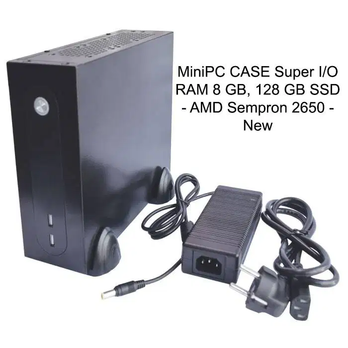 MiniPC CASE Super I/O AMD RAM 8 GB, 128 GB SSD