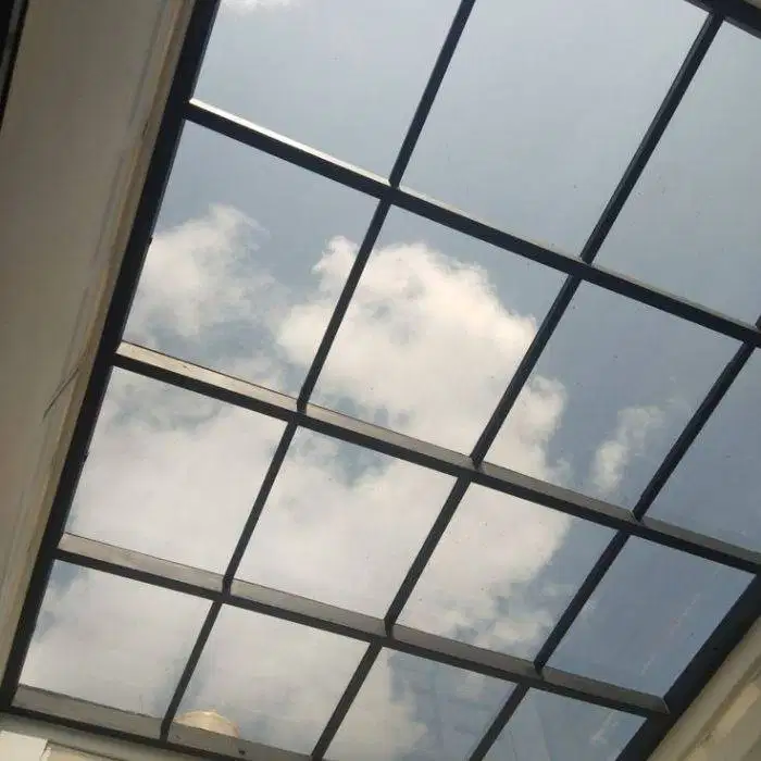 kanopi sleding manual dengan atap bayan solarflat