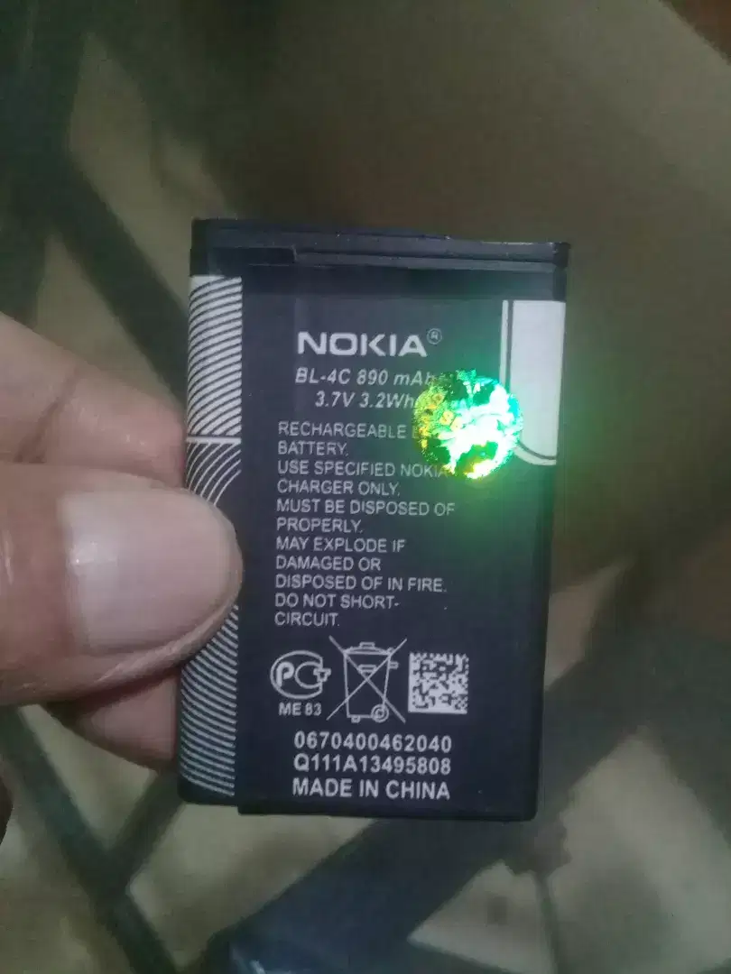 batre nokia BL_4C ori siap pakai.