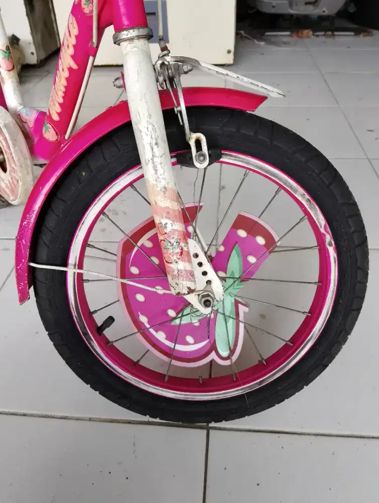 Sepeda anak cewek wimcicle..sepeda anak lipat