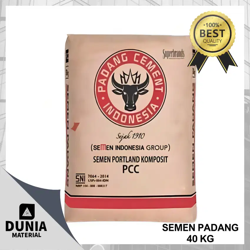 Semen Padang 40KG - Min Order 100 Zak