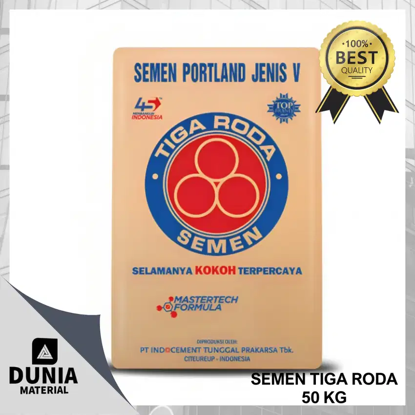 Semen Tiga Roda 50KG - Min Order 160 Zak