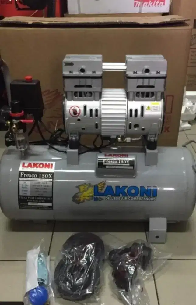 Kompresor lakoni 1pk tabung 30liter silent fre ongkir