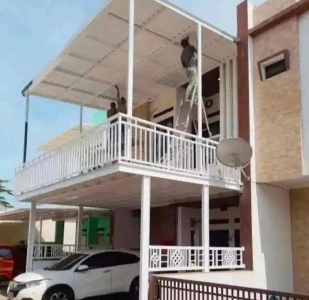 Mezzanine out door mezzanine kanopi mezzanine minimalis