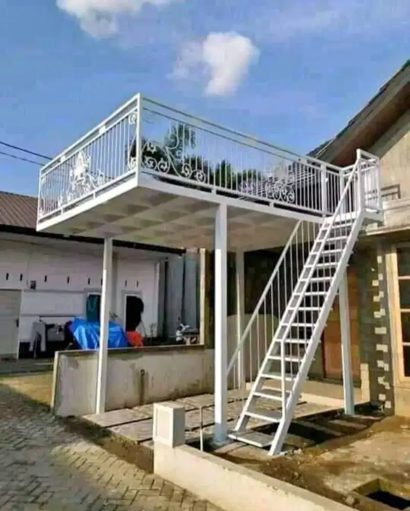 Mezzanine out door mezzanine minimalis mezanine Kanopi