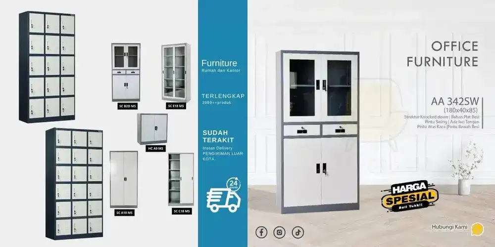 Lemari Arsip Impor filing cabinet loker dan locker besi GRATIS ONGKIR