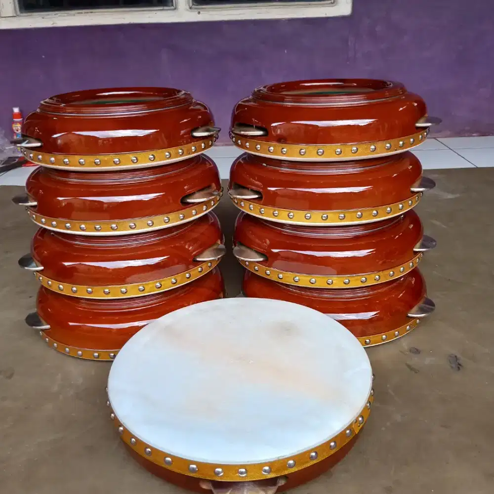 ALAT MUSIK REBANA/HADROH BAHAN KAYU MAHUNI