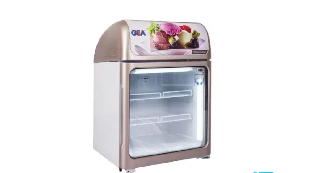 Cuci gudang NEW GEA Top table Glassdoor Freezer LSD-86 Garansi