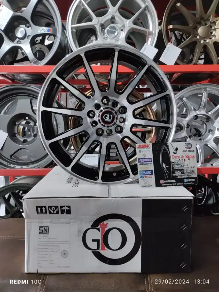 Velg gio halton r17 5x100/114 lbr7 et40