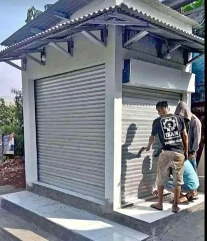 Roling door folding gate