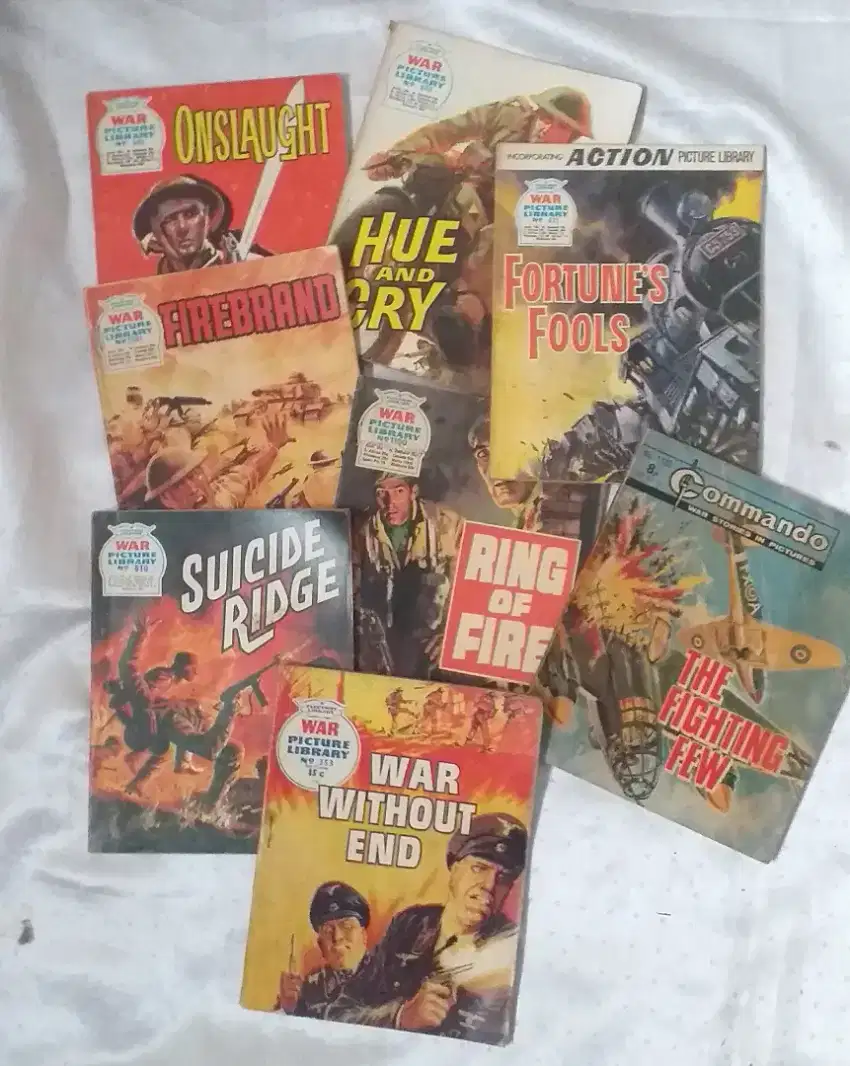 KOMIK IMPORT WORLD WAR/BATTLE 1960-70'AN (LANGKA/COLLECTOR ONLY)