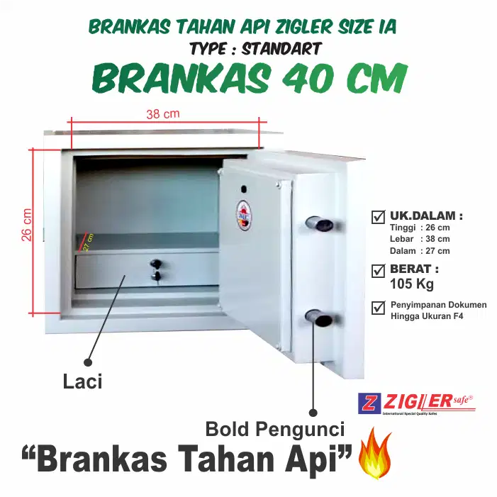 BRANKAS ZIGLER SAFE OFFICE