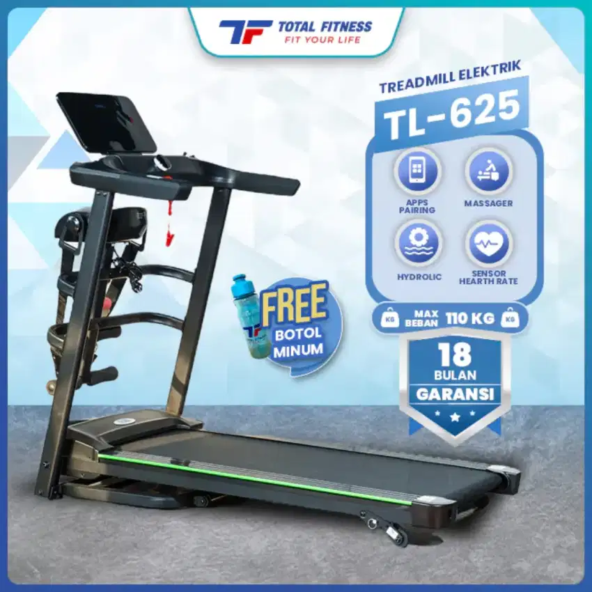 Alat fitnes olahraga treadmill tl-625