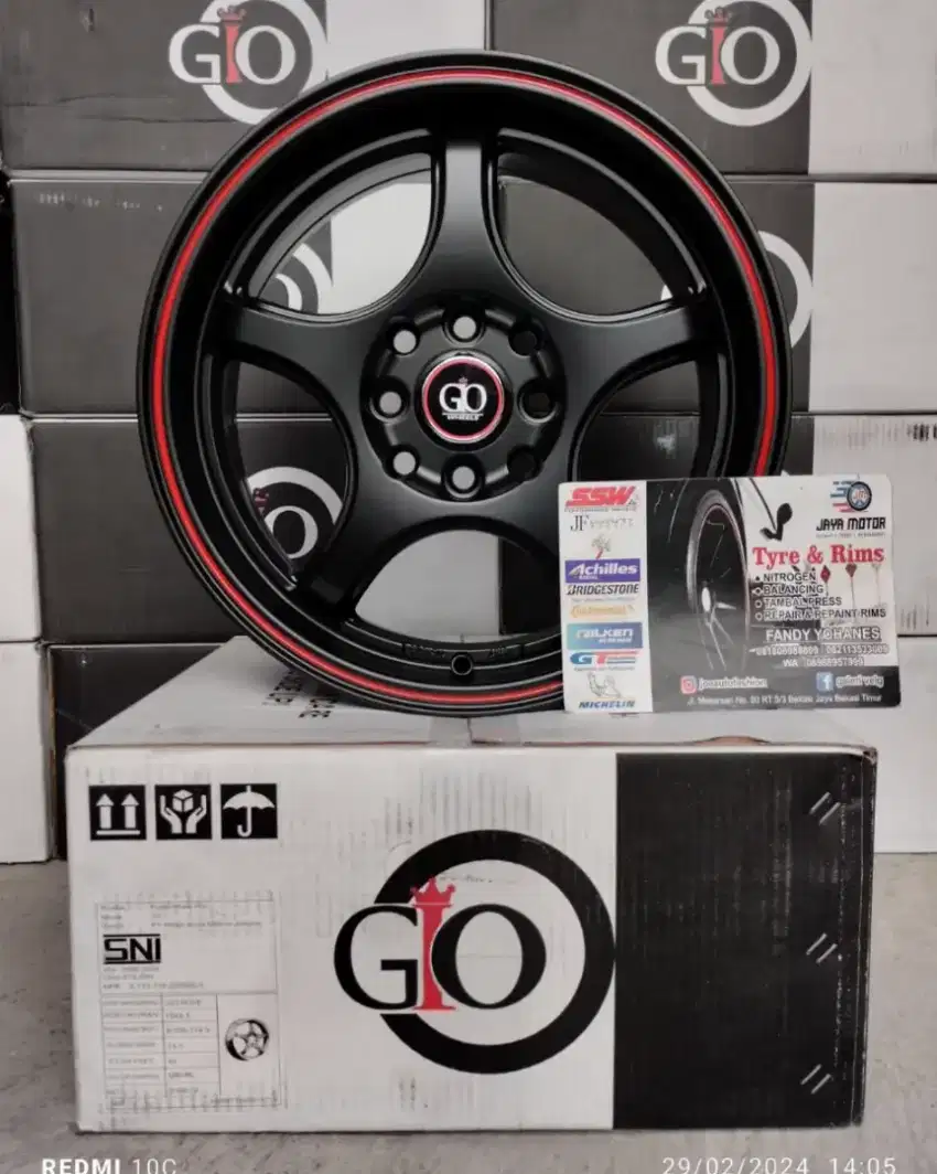 Velg gramlight r15 4x100/114.3 lbr6,5 et42