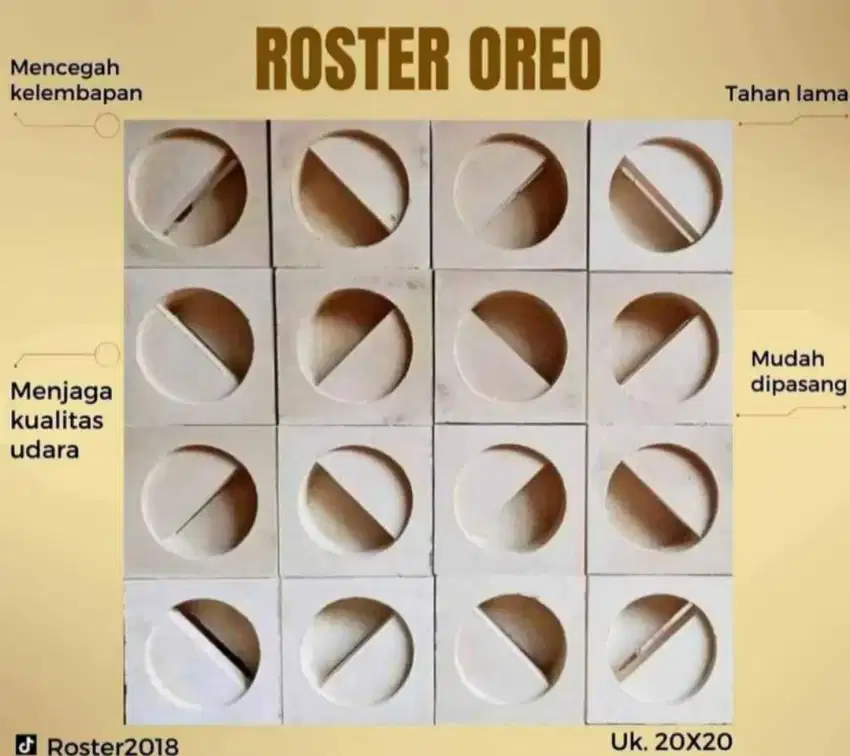 Roster minimalis bermacam motif